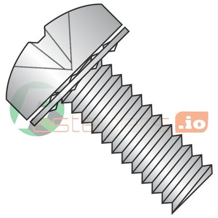 M4-0.7 x 6 mm SEMS Screws/Internal Tooth Washer/Phillips/Pan Head/Stainless Steel / ISO7045 / Screw: 18-8 Stainless, Washer: 410 Stainless (Carton: 2,500 pcs)